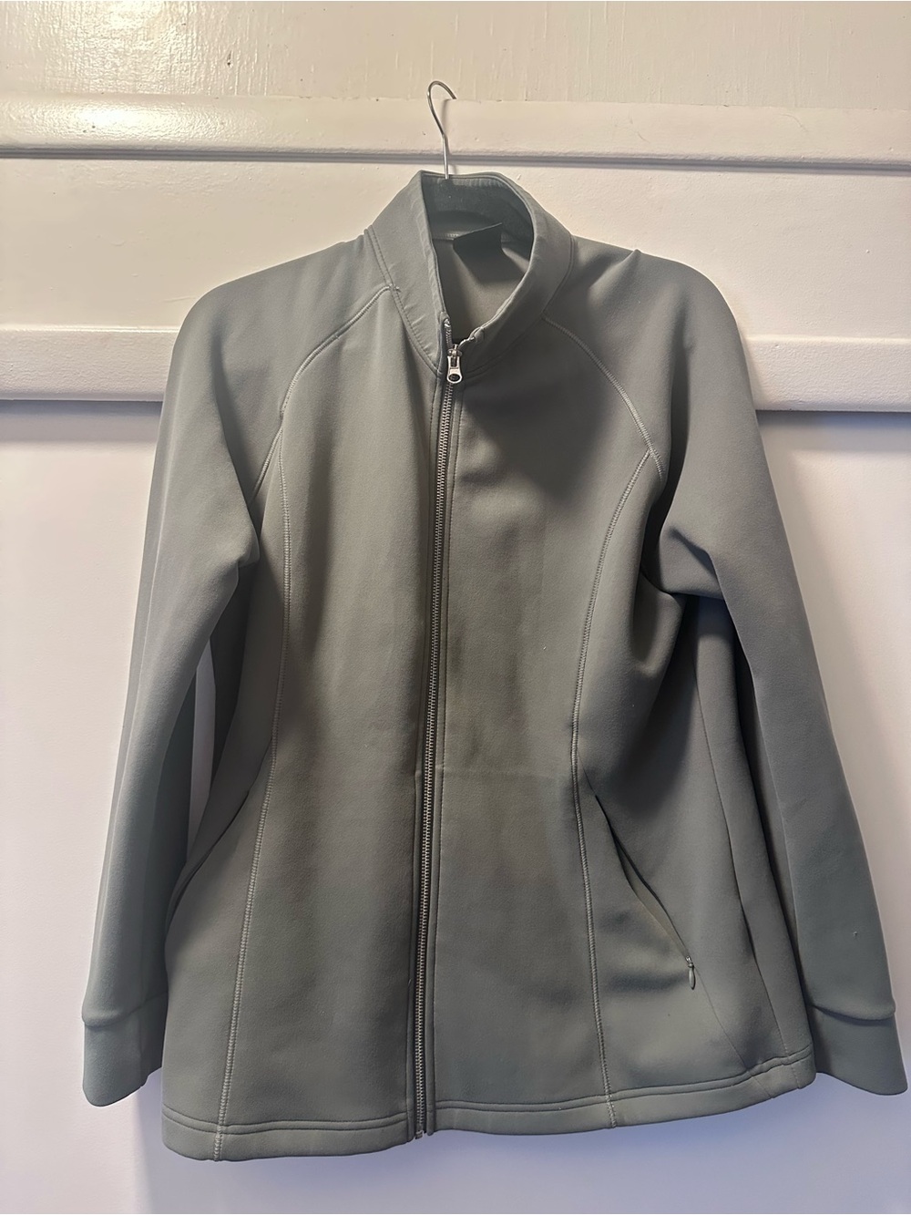 32 Degrees Women's Gray Zip-Front Jacket